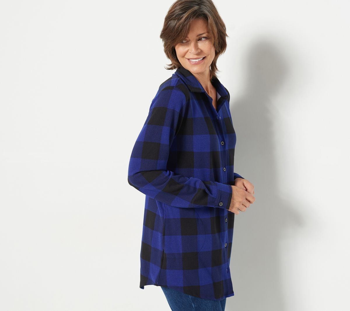 Heavenly Jersey Buffalo Plaid