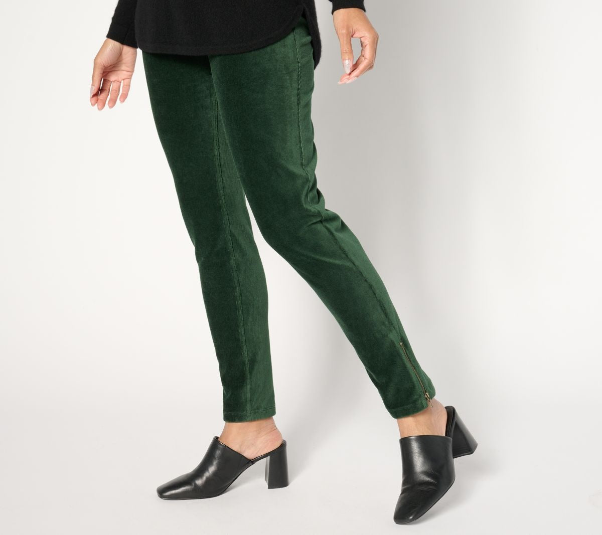 Knit Corduroy Straight Leg