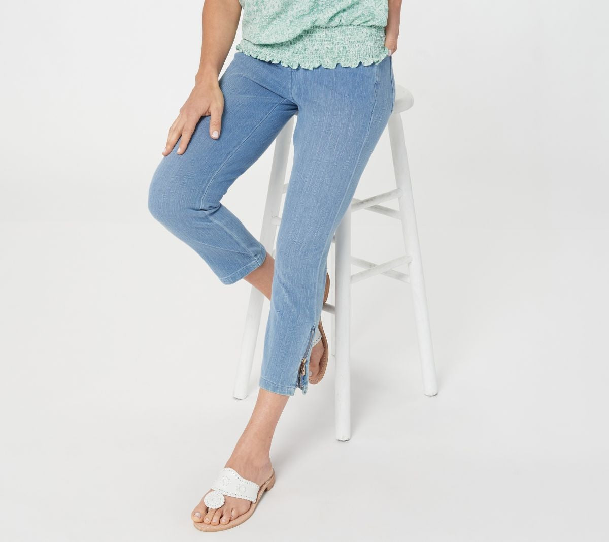 Flexibelle Pull-On Cropped