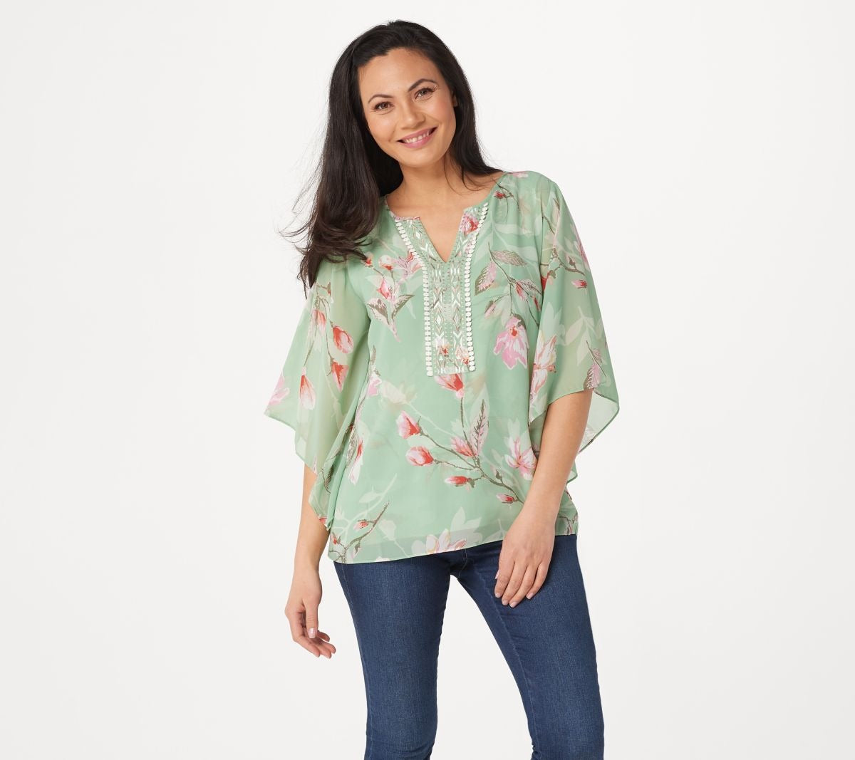 Magnolia Print Blouse