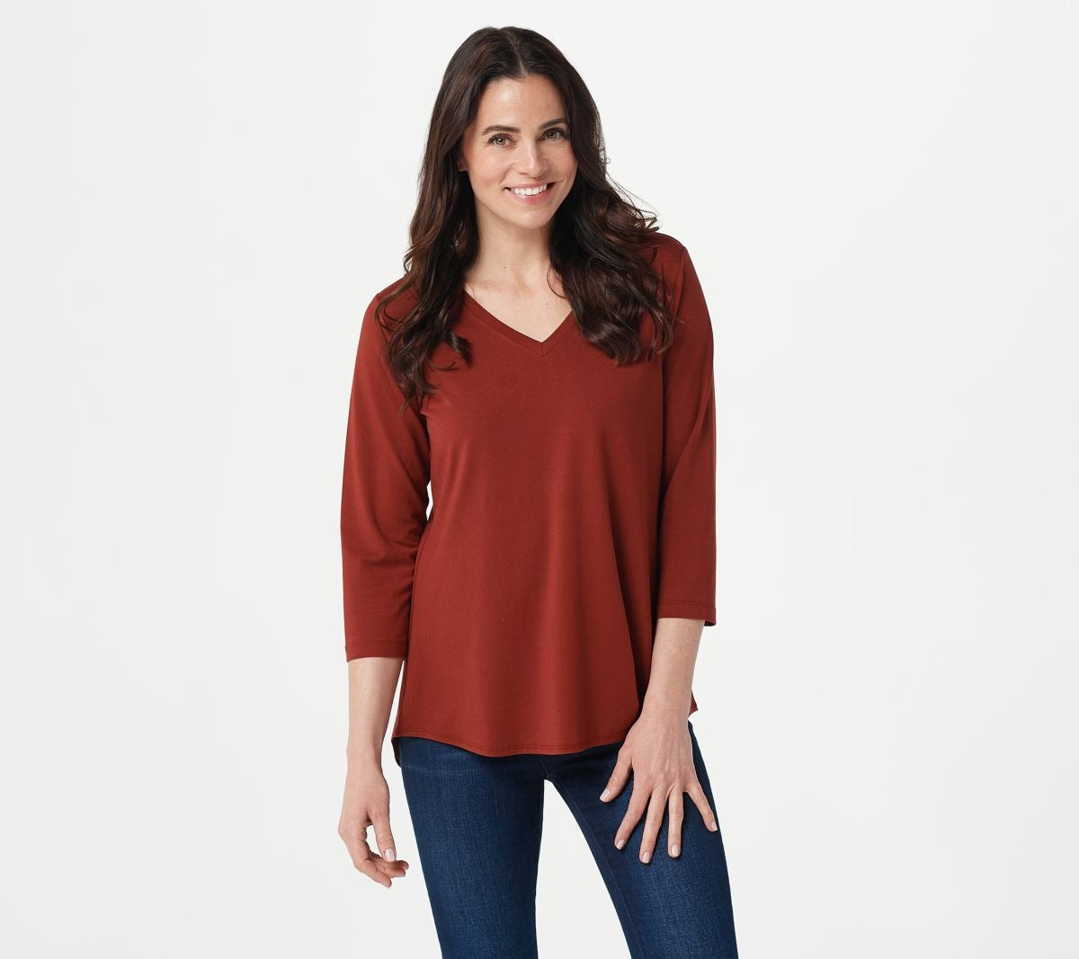 Modern Essentials Cotton Modal 3/4