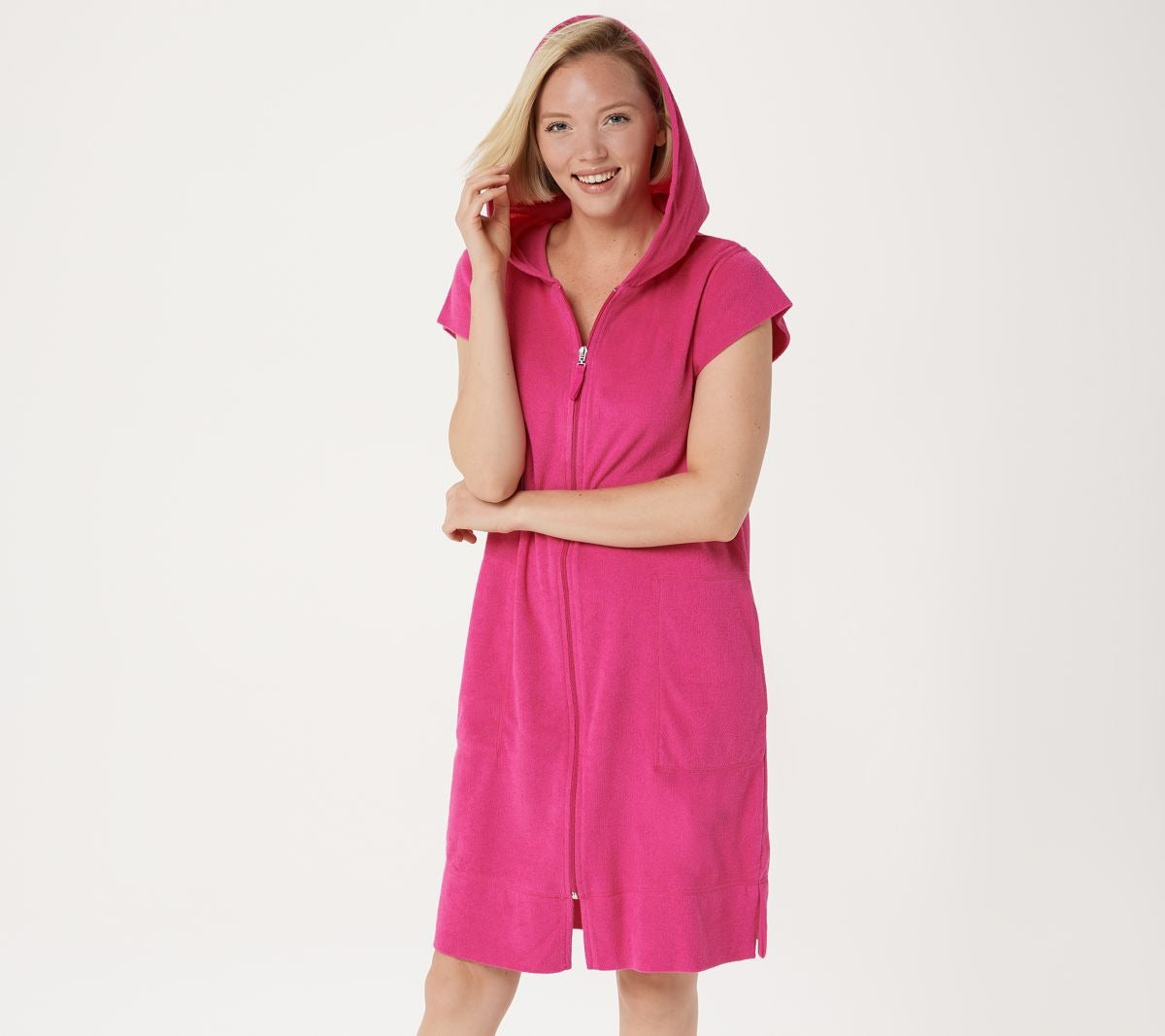 Baby Terry Zip-Up Hoodie Lounger