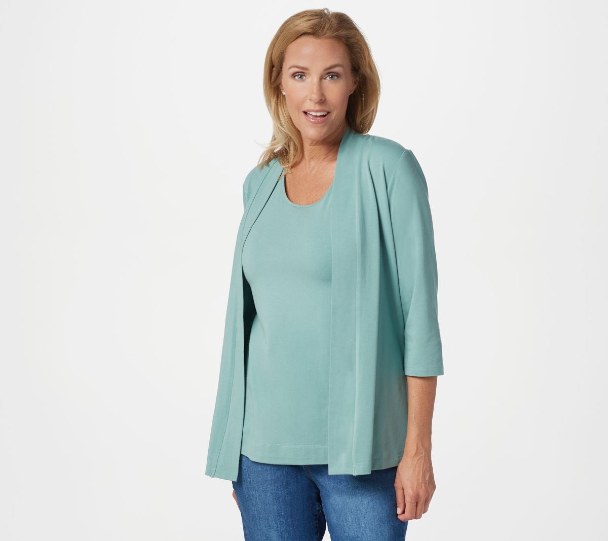 Essentials Open Front Cardigan