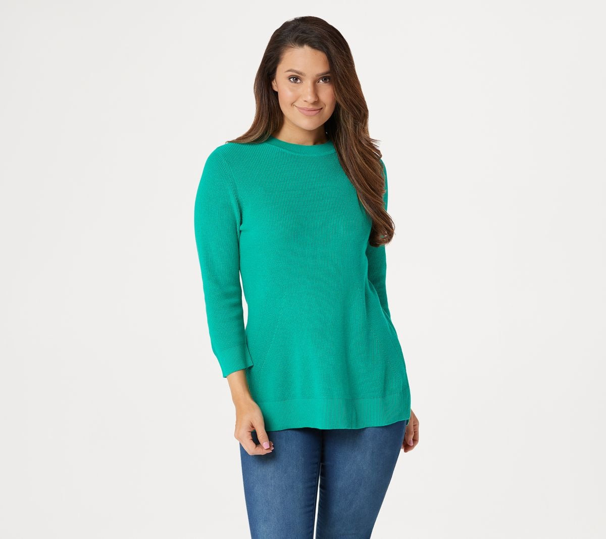 3/4 Sleeve Shaker Stitch