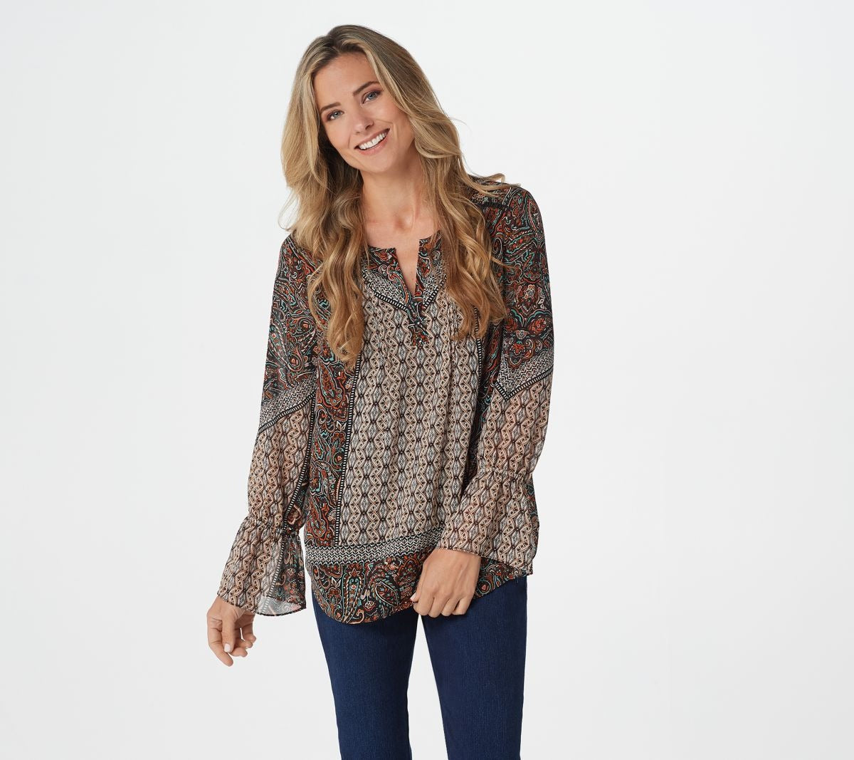 Modern Mosaic Blouse