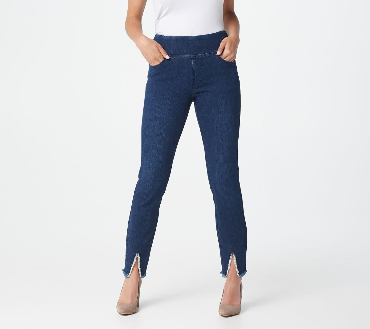 TripleLuxe Denim Front Slit