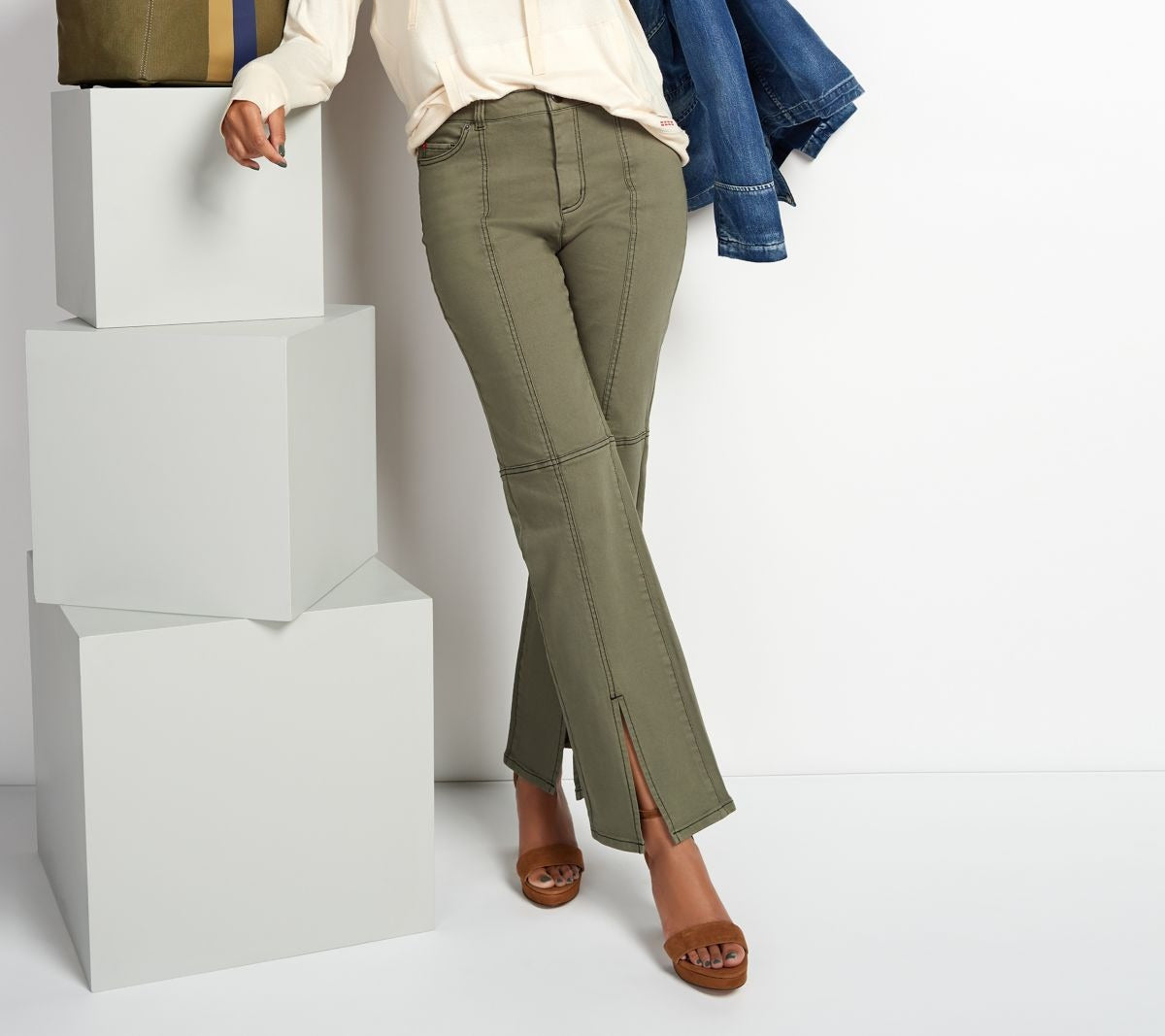 Contrast Garment Dyed Twill