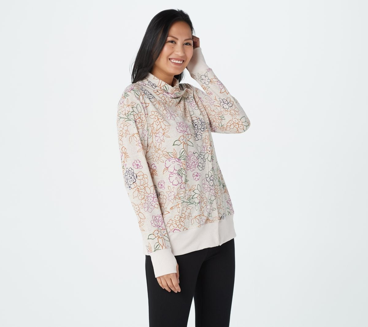 Lightweight Comfort Drape Front