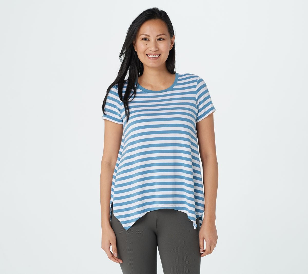 Softwear Stretch Hankerchief Hem Tee