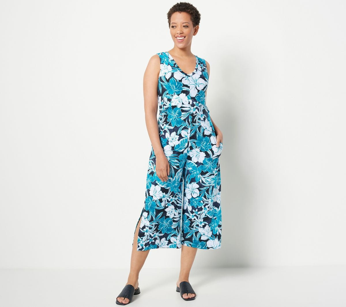 Flexwear V-Neck Wide Leg