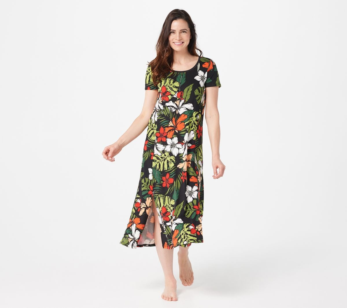 Flexwear Petite Short Sleeve Maxi