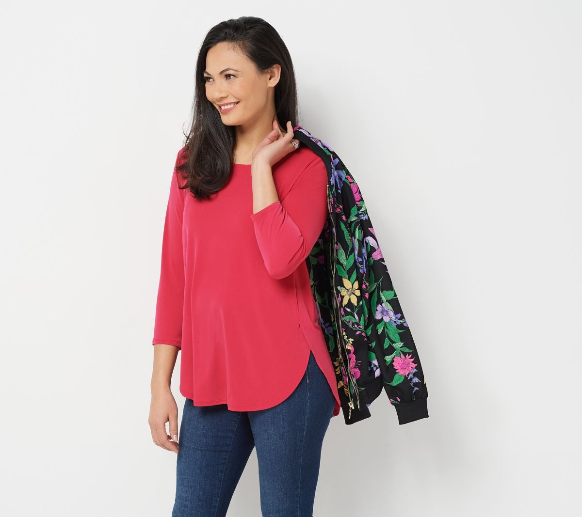 Modern Essentials Liquid Knit 3/4