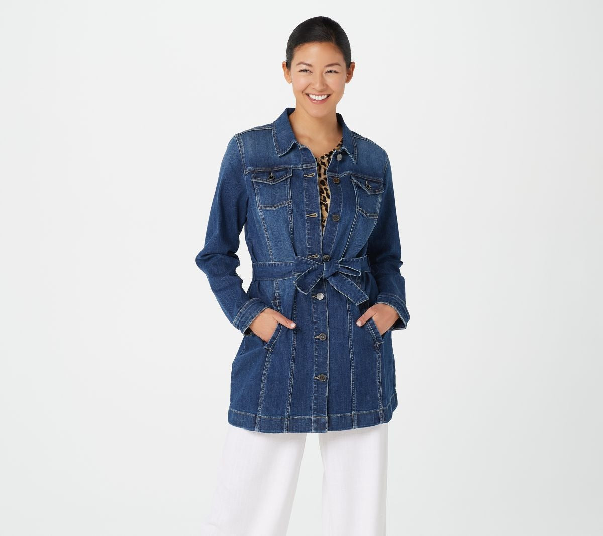 High Stretch Denim Long Jean