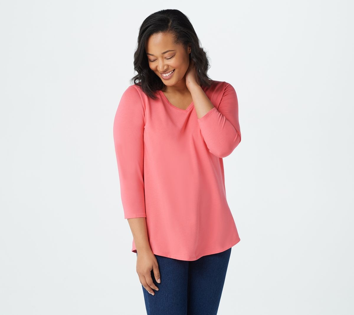 TripleLuxe Pima 3/4-Sleeve