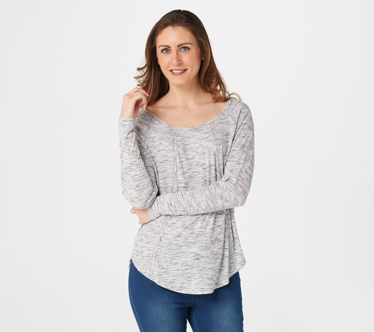 Long Sleeve Ribbed Top