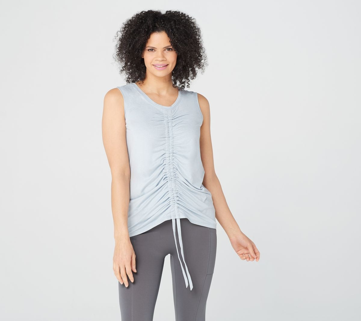 Z-Cool Tank Top with Ruching