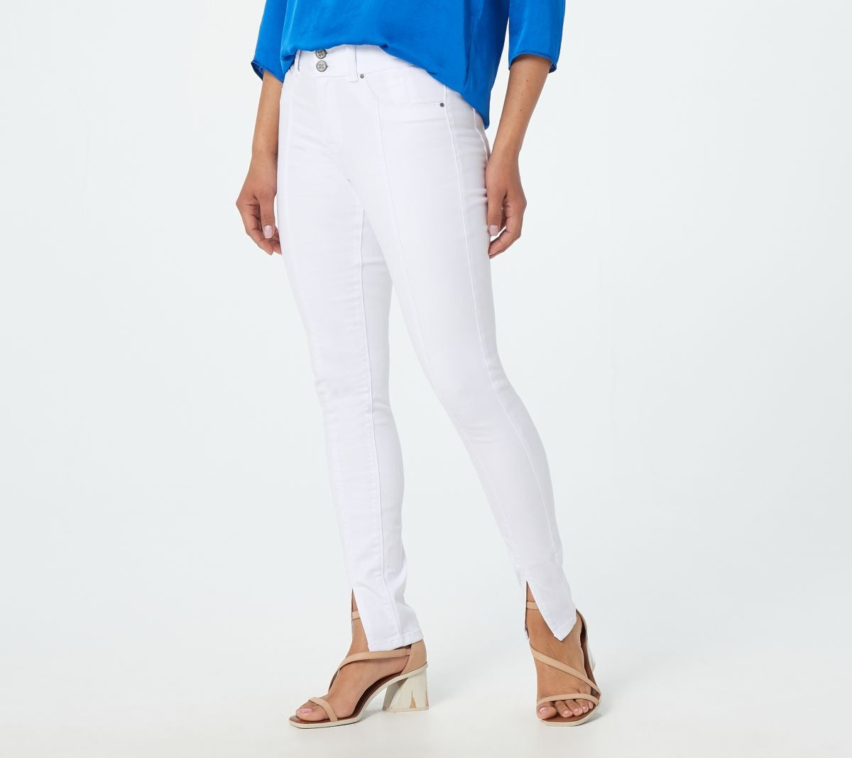 White Curve Silky Denim