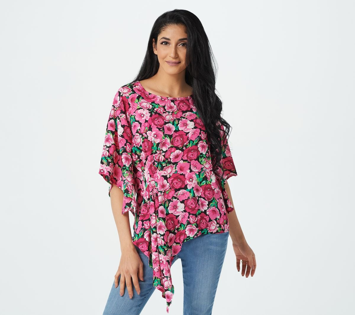 Asymmetrical Pleated Top