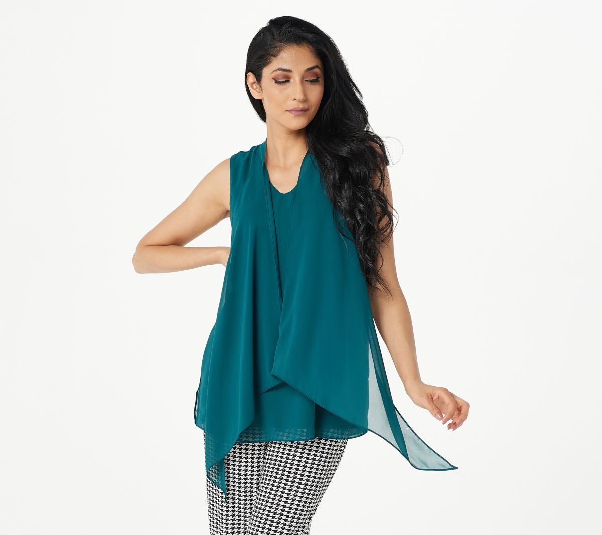 Chiffon Sleeveless Tunic
