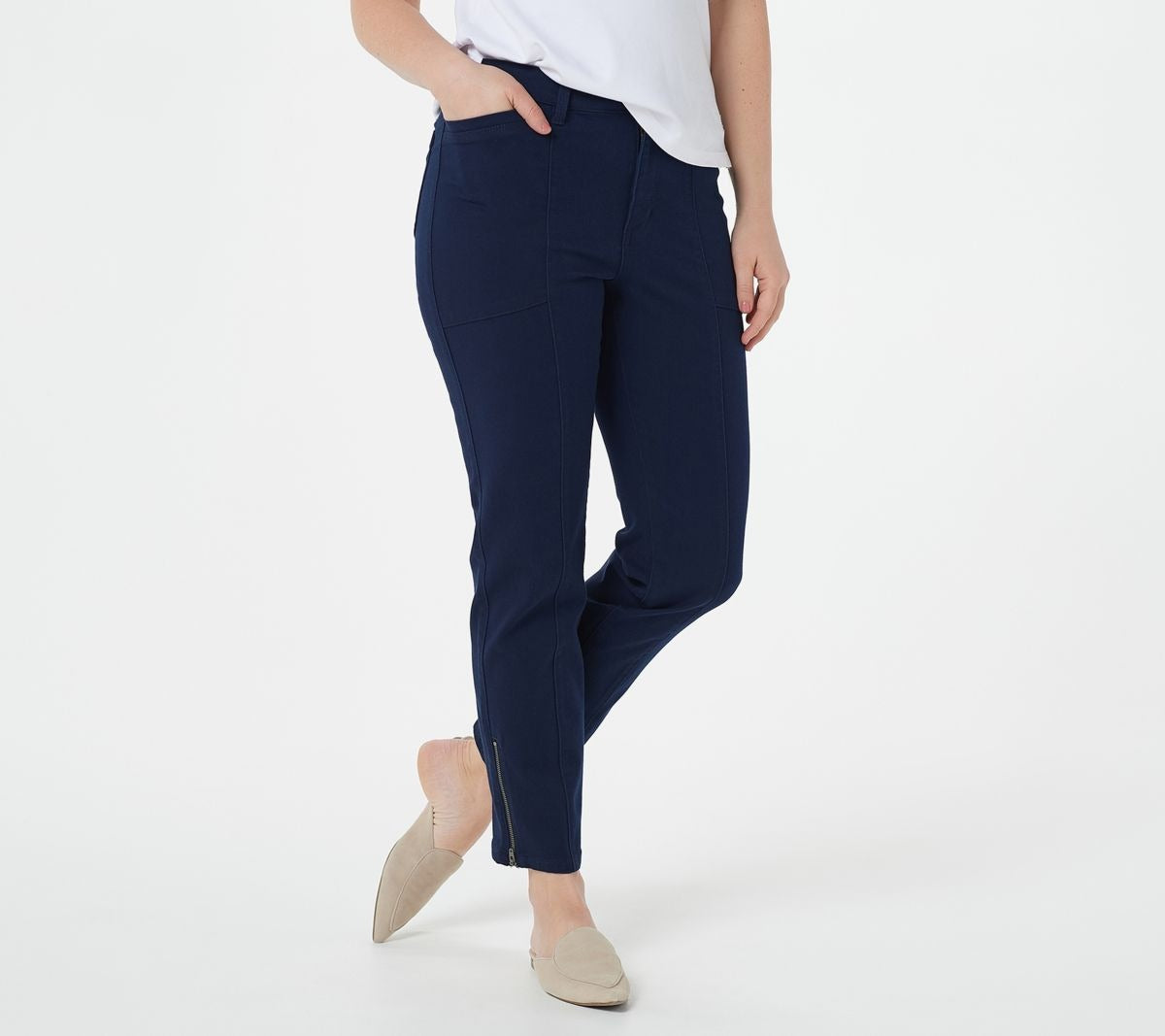 Stretch Twill Ankle Length