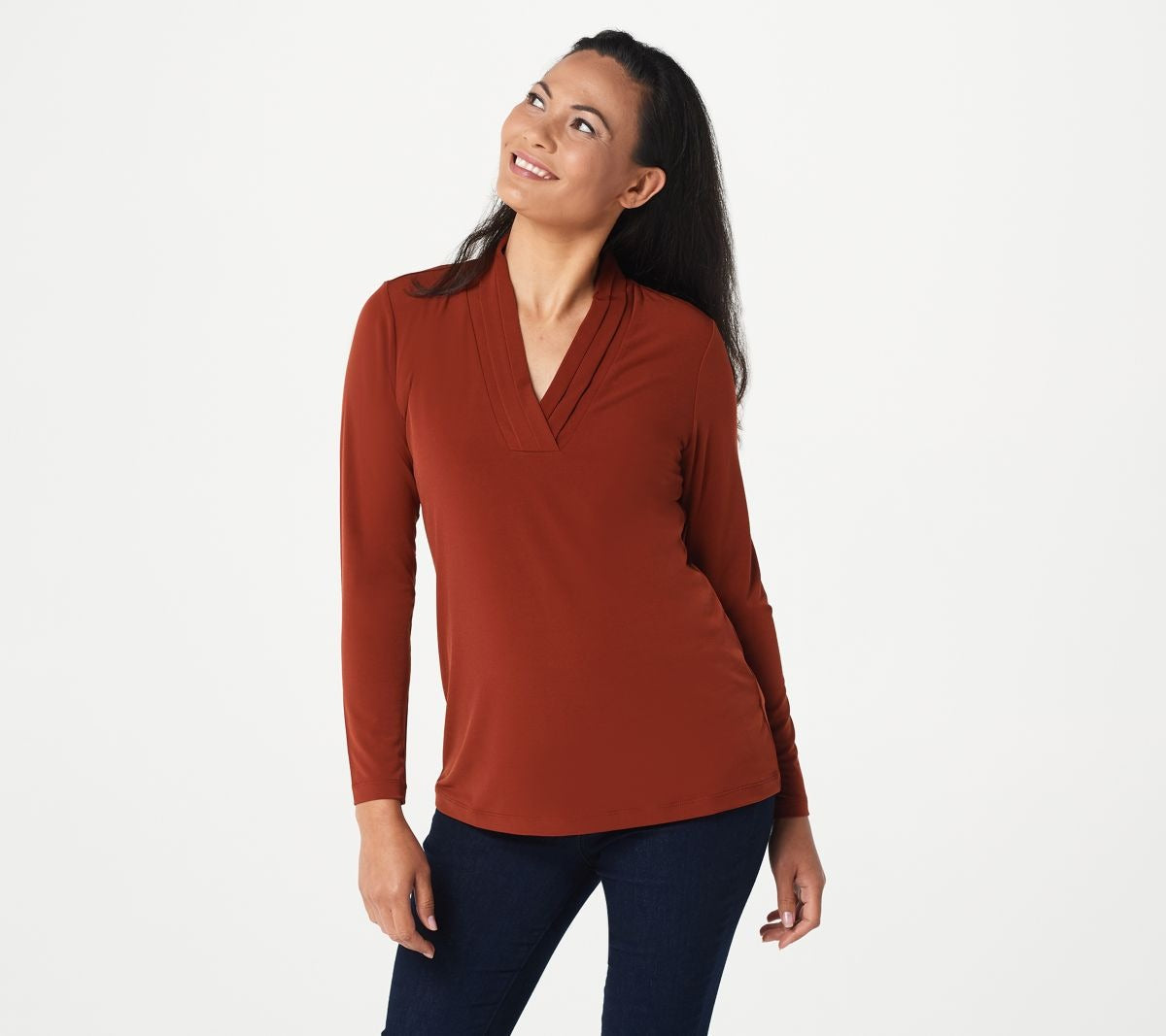 Liquid Knit V-Neck