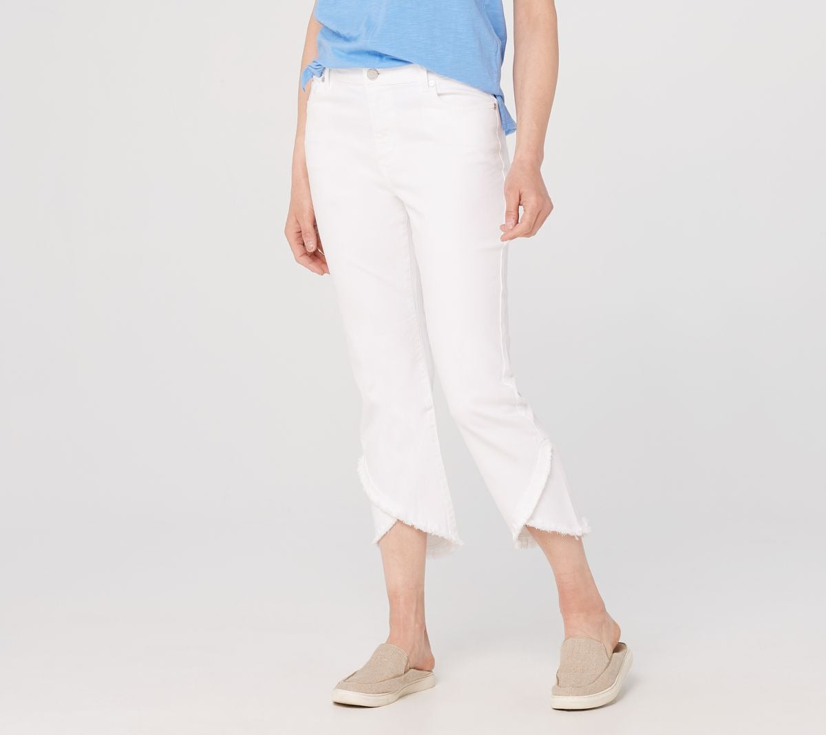 High Stretch White Denim