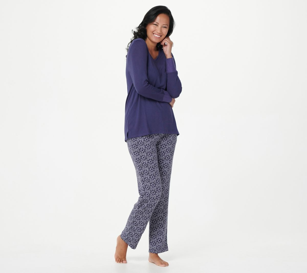 Medallion Geo Marshmallow Knit