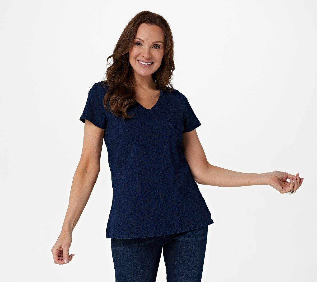 Indigo Slub Short Sleeve