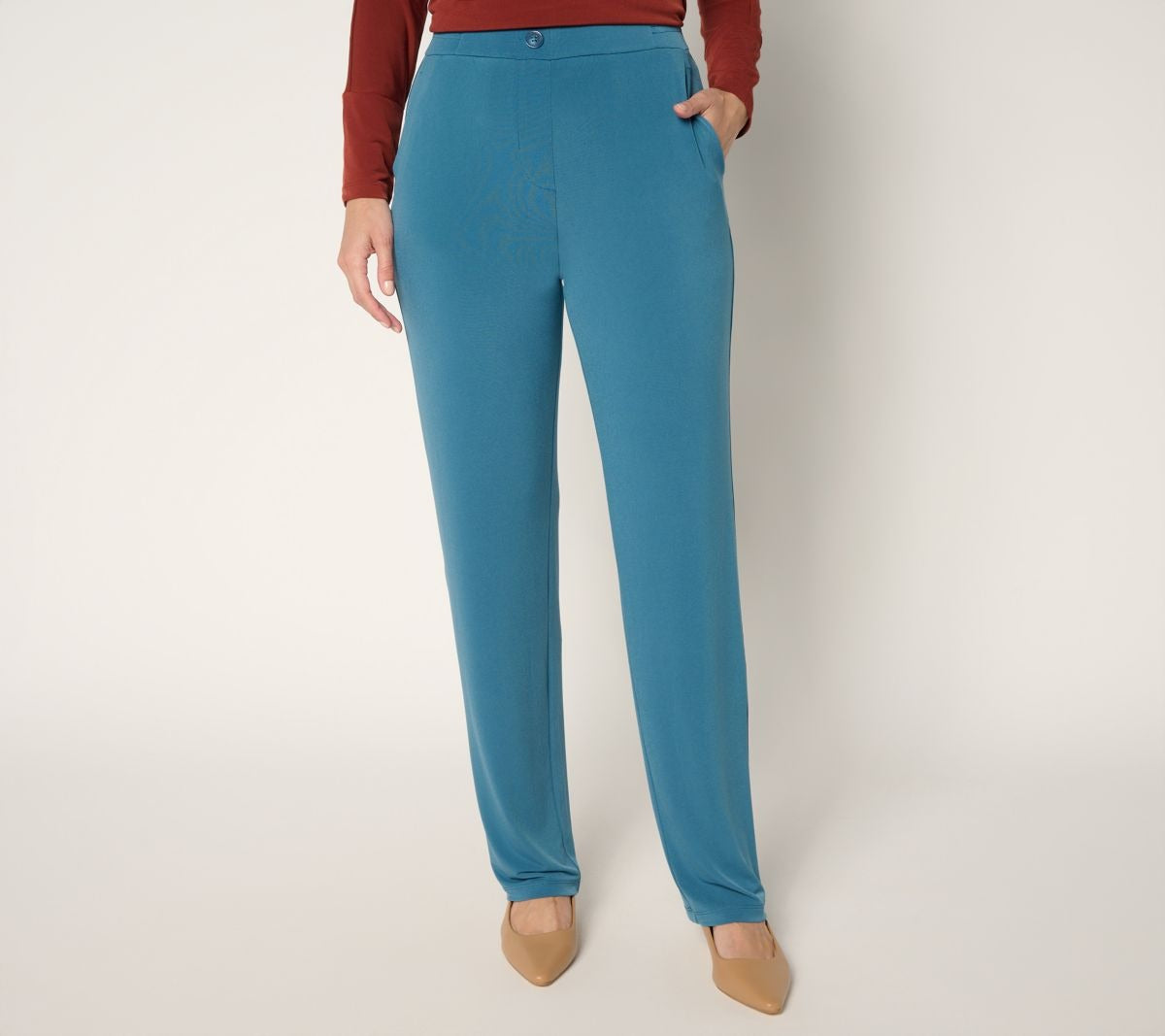 Liquid Knit Pull-On Pants