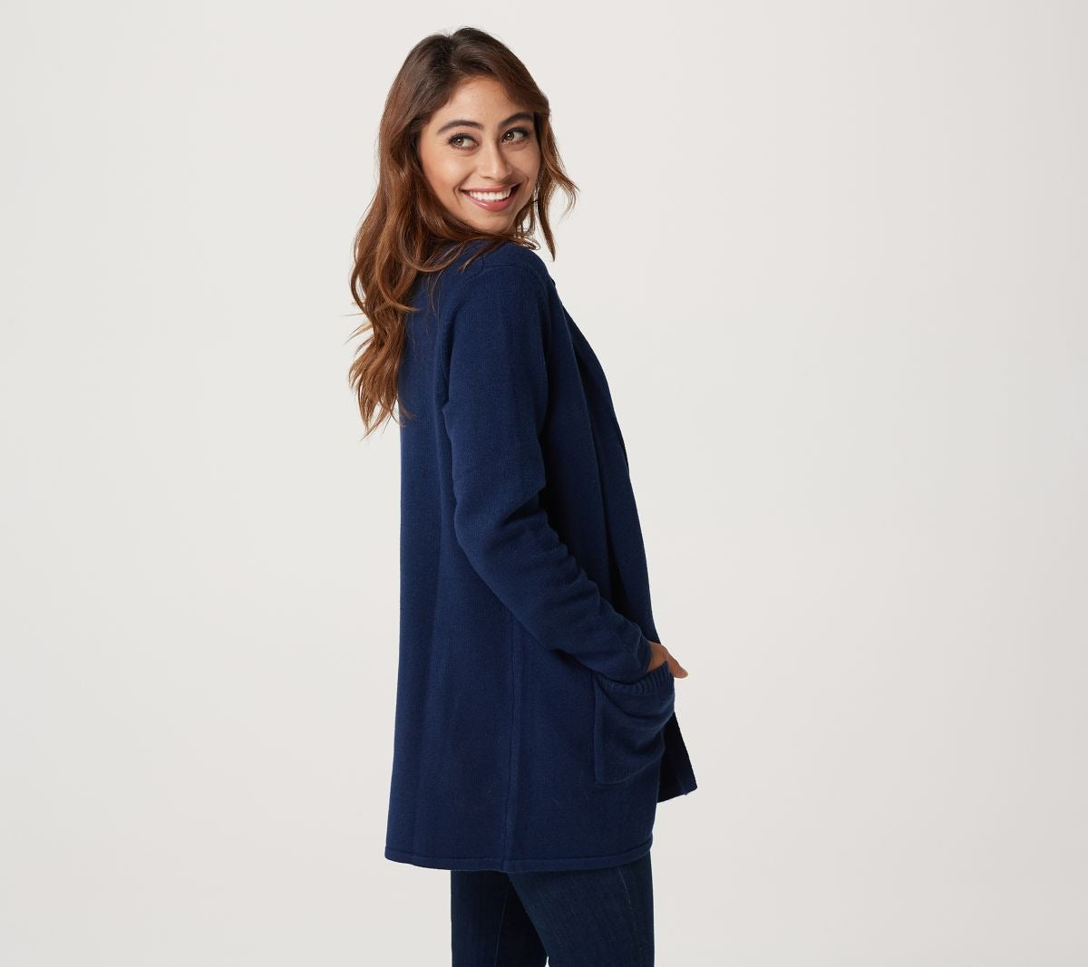 Long Sleeve One-Button Cardi Coat