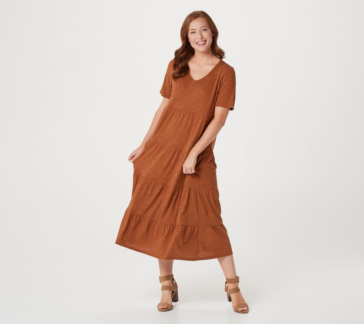 Naturals Textured Knit Tiered