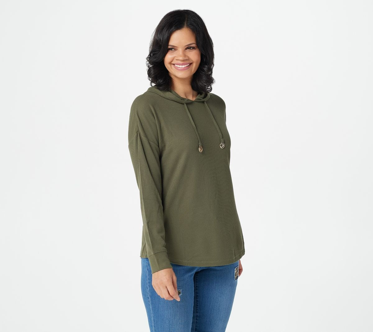 Silky Waffle Logo Hoodie