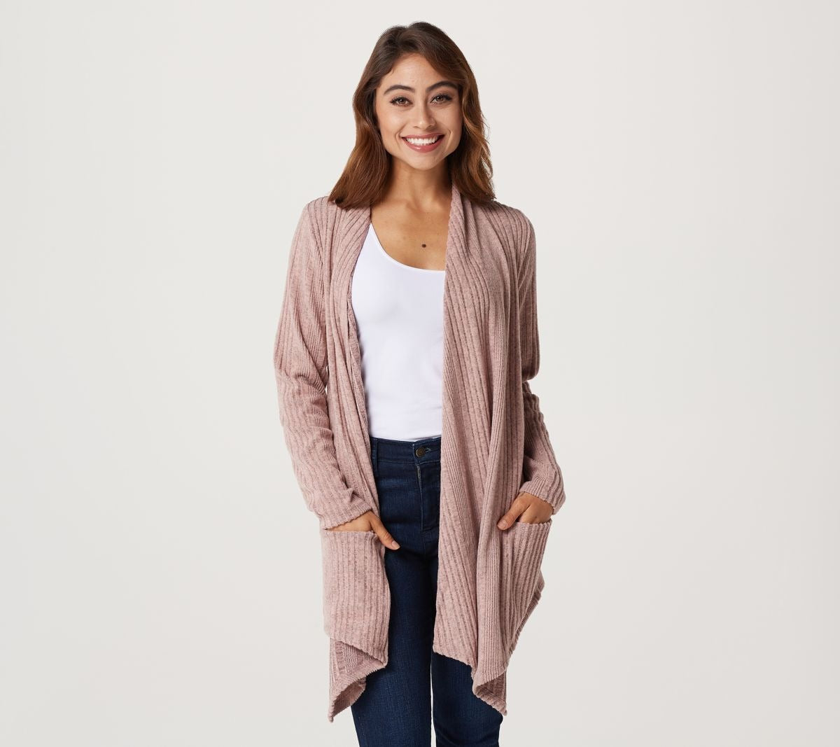 Petite Brushed Rib Long Sleeve