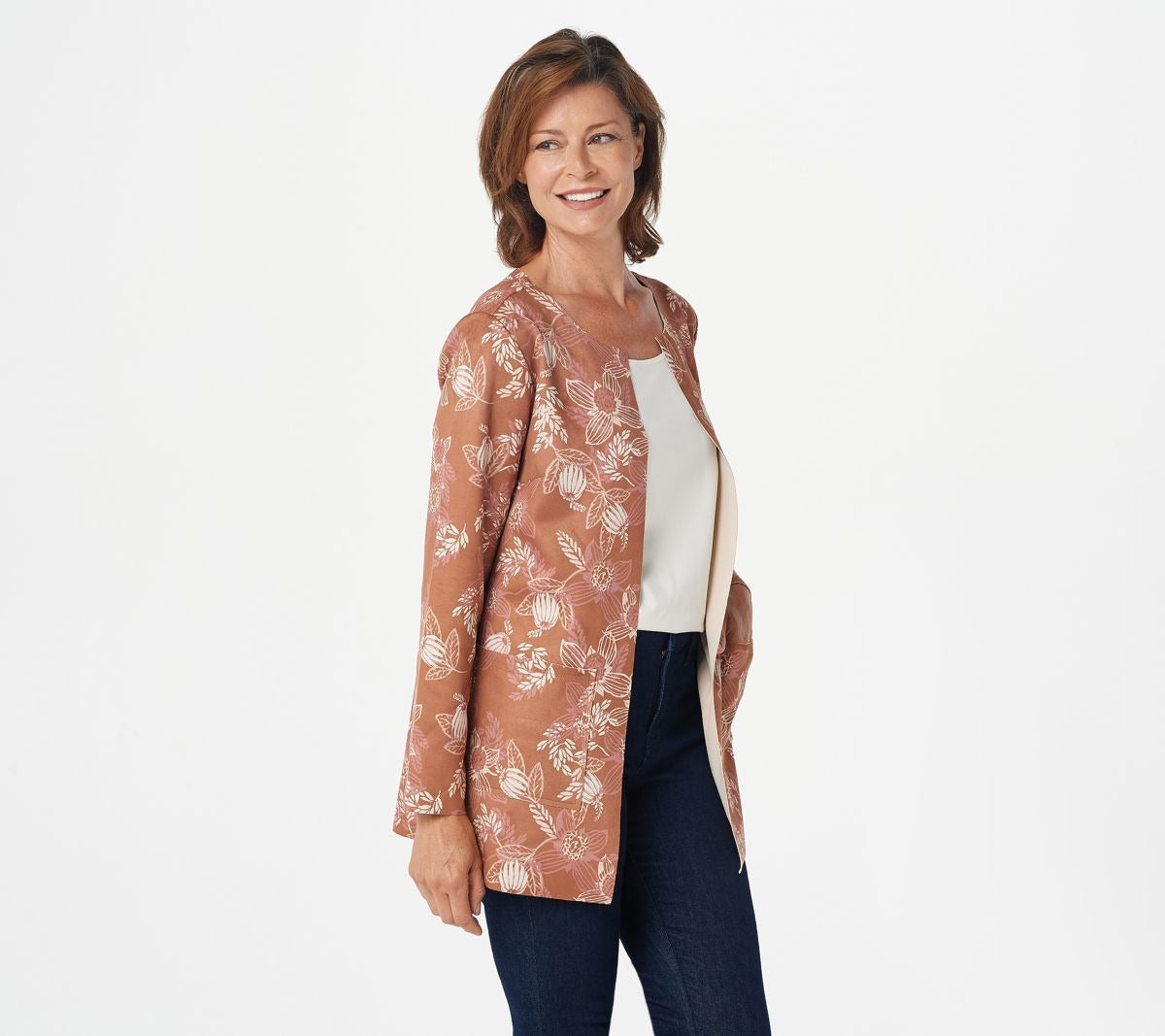 Naturals Printed Faux Suede