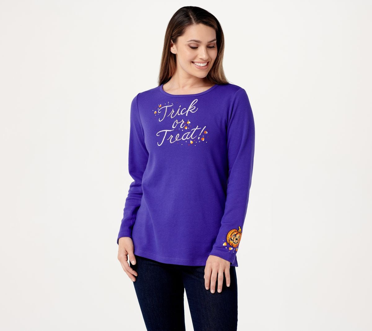 Halloween Saying Long Sleeve