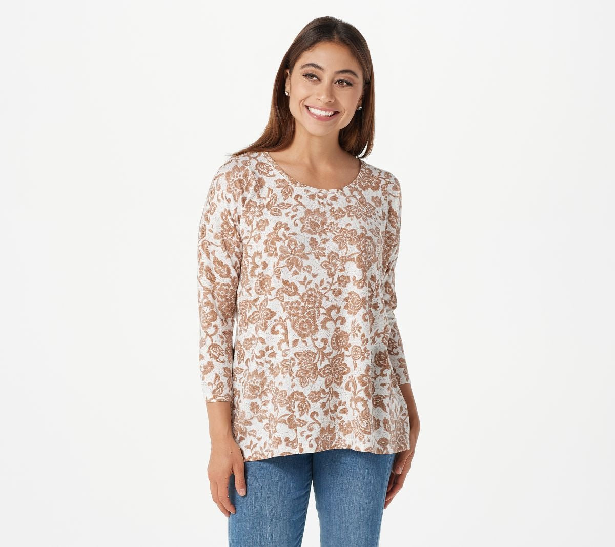 TRUE DENIM Floral Printed