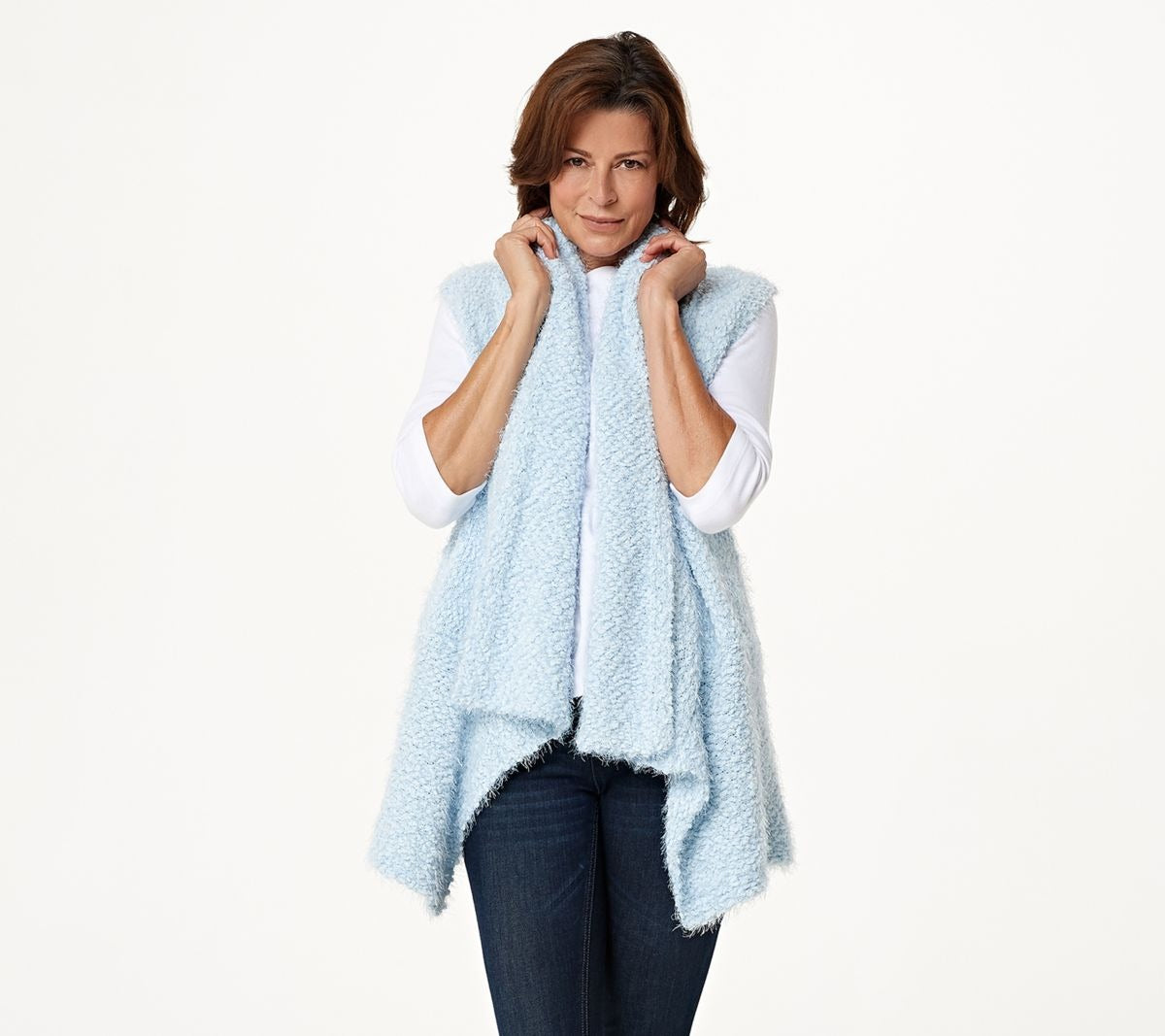 Textured Sweater Vest