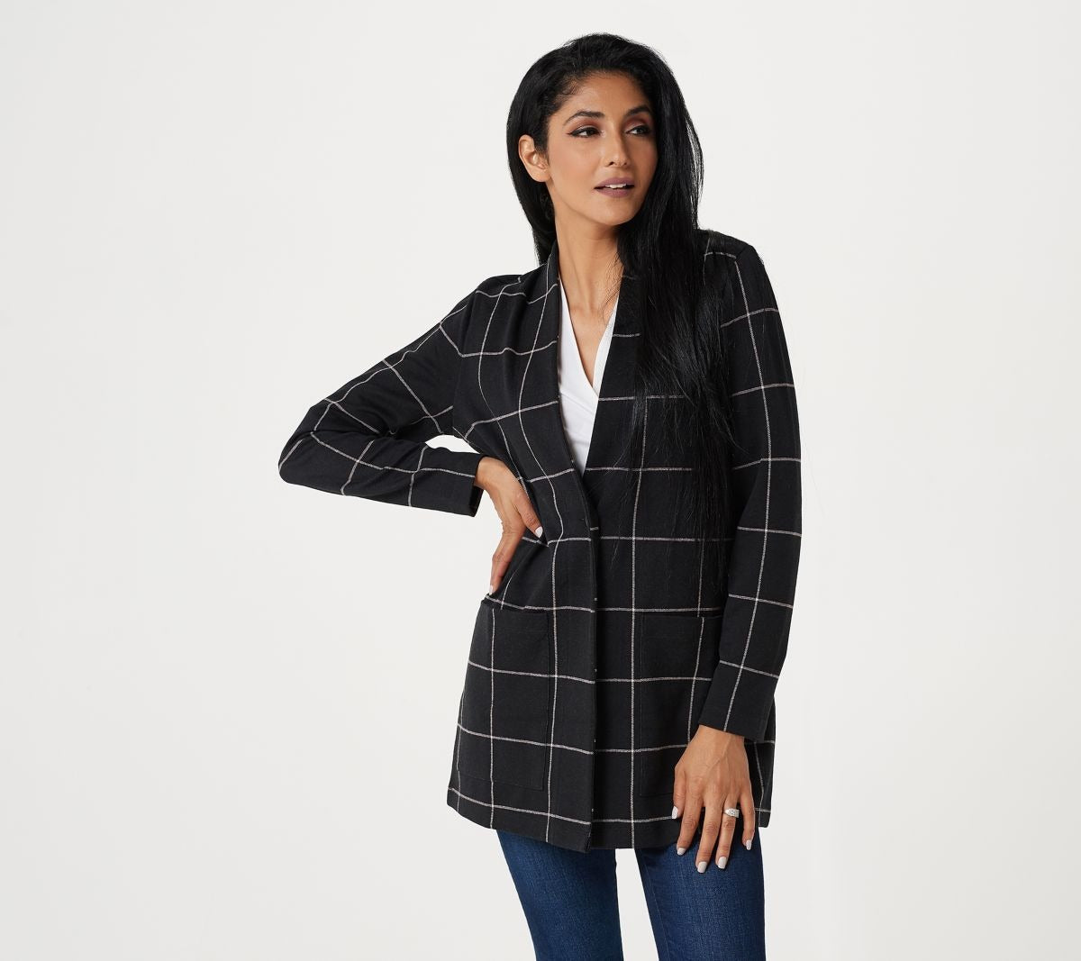 Button Front Window Pane