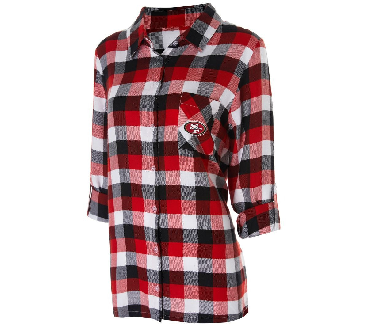 Women's Breakout Rhinestone Flannel Tunic