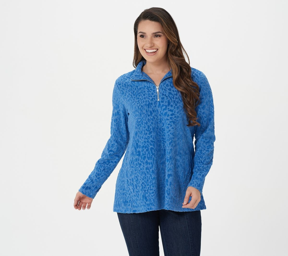 Burnout Jacquard Knit Half