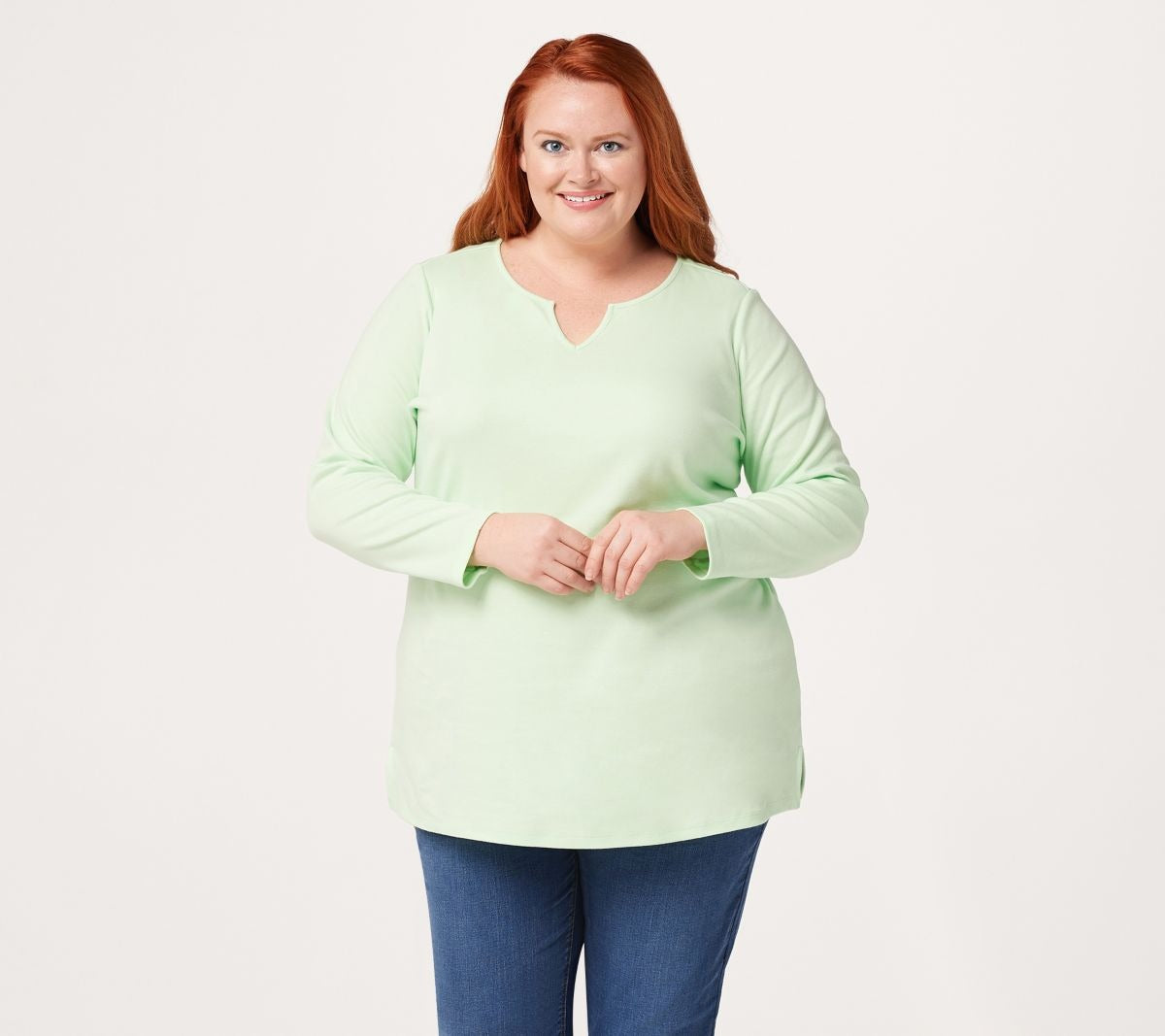 Essentials Petite Interlock Tunic