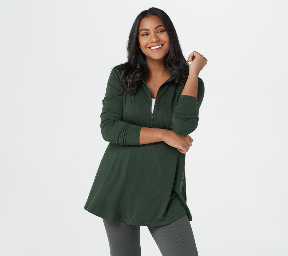 French Terry Half-Zip