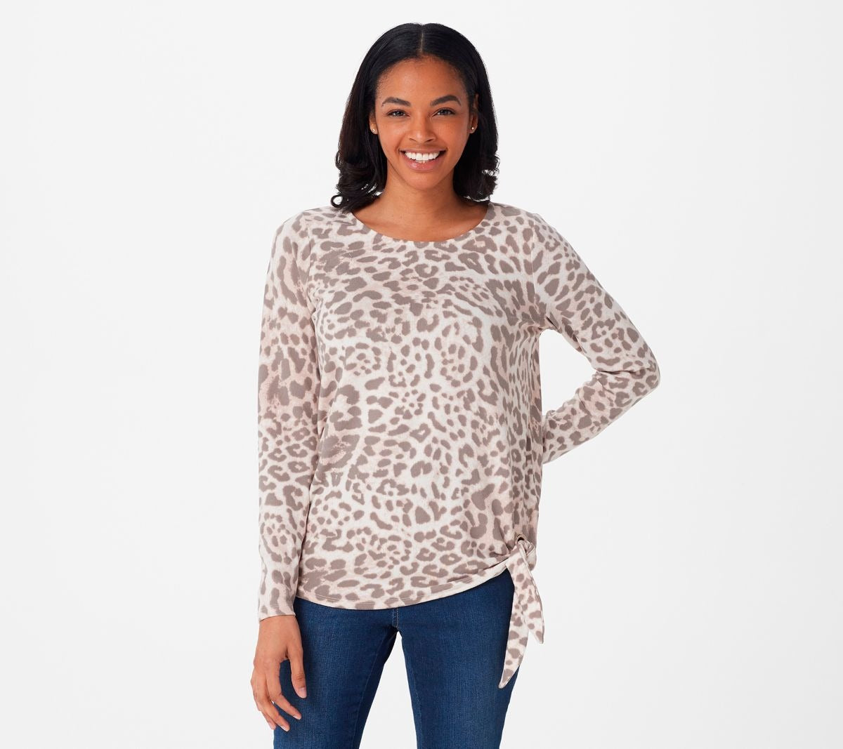 Leopard Brushed Knit