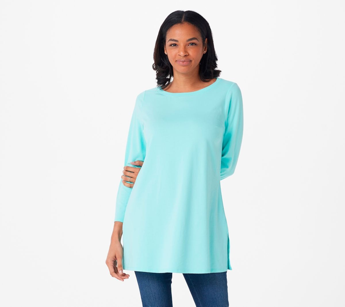 TripleLuxe Pima Boat Neck