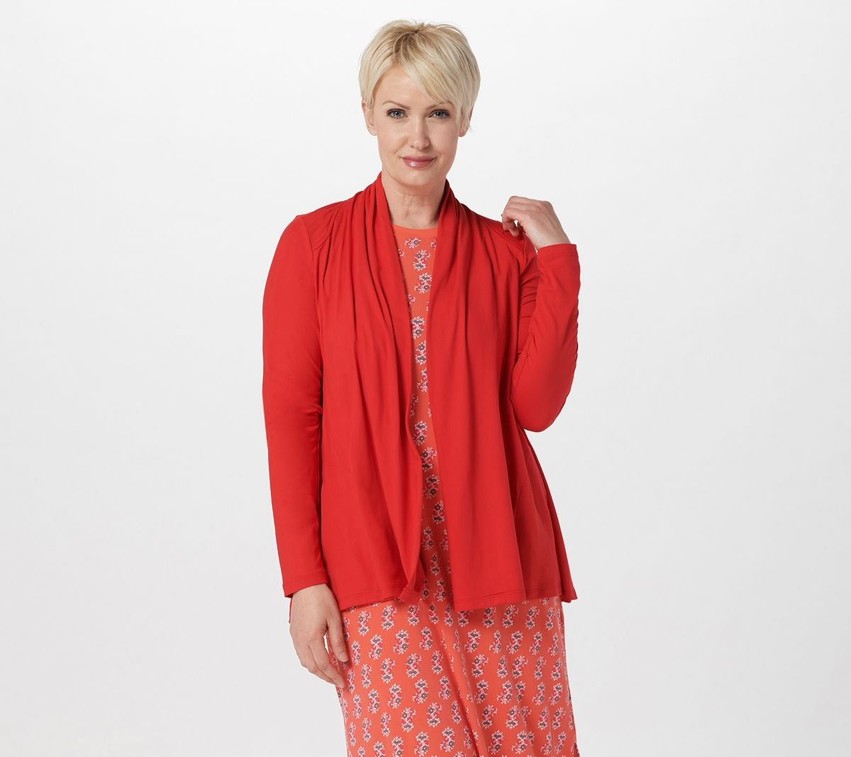 Flexwear Open-Front Wrap with Back