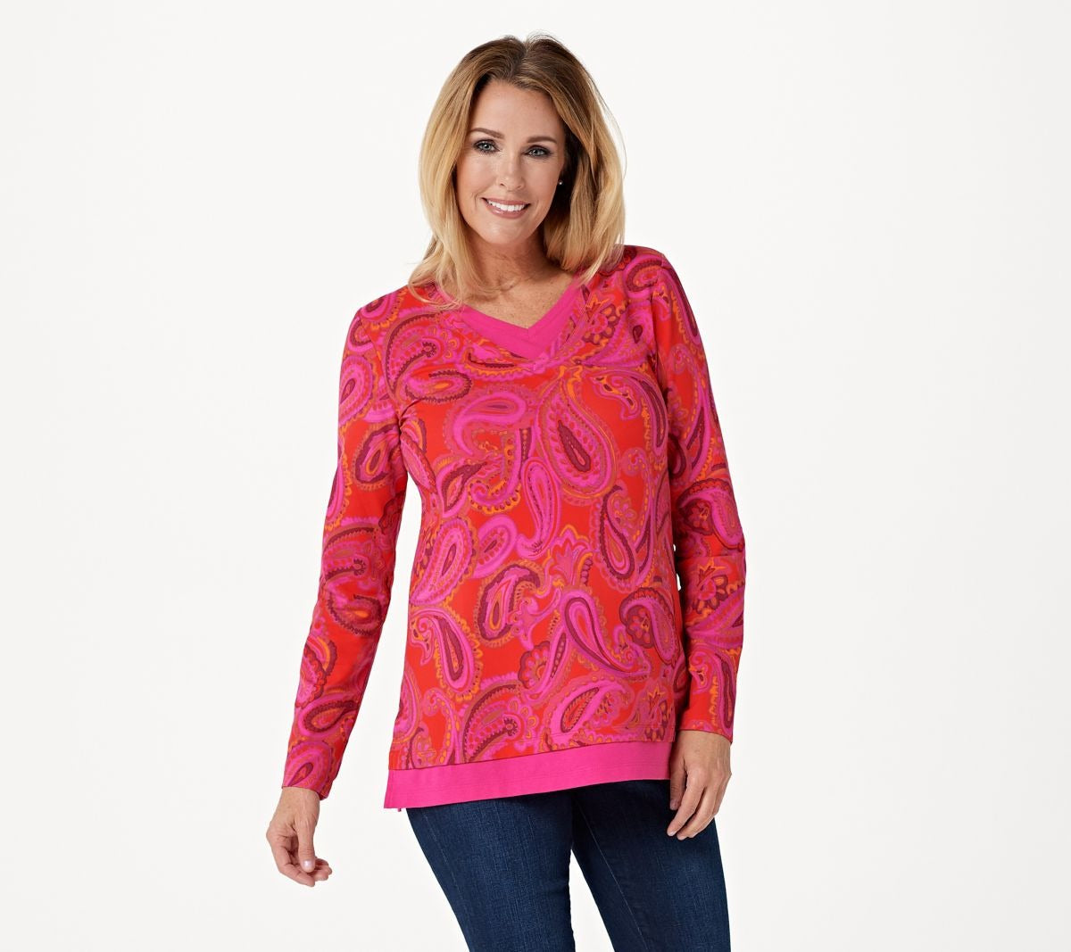 Paisley Printed Layered