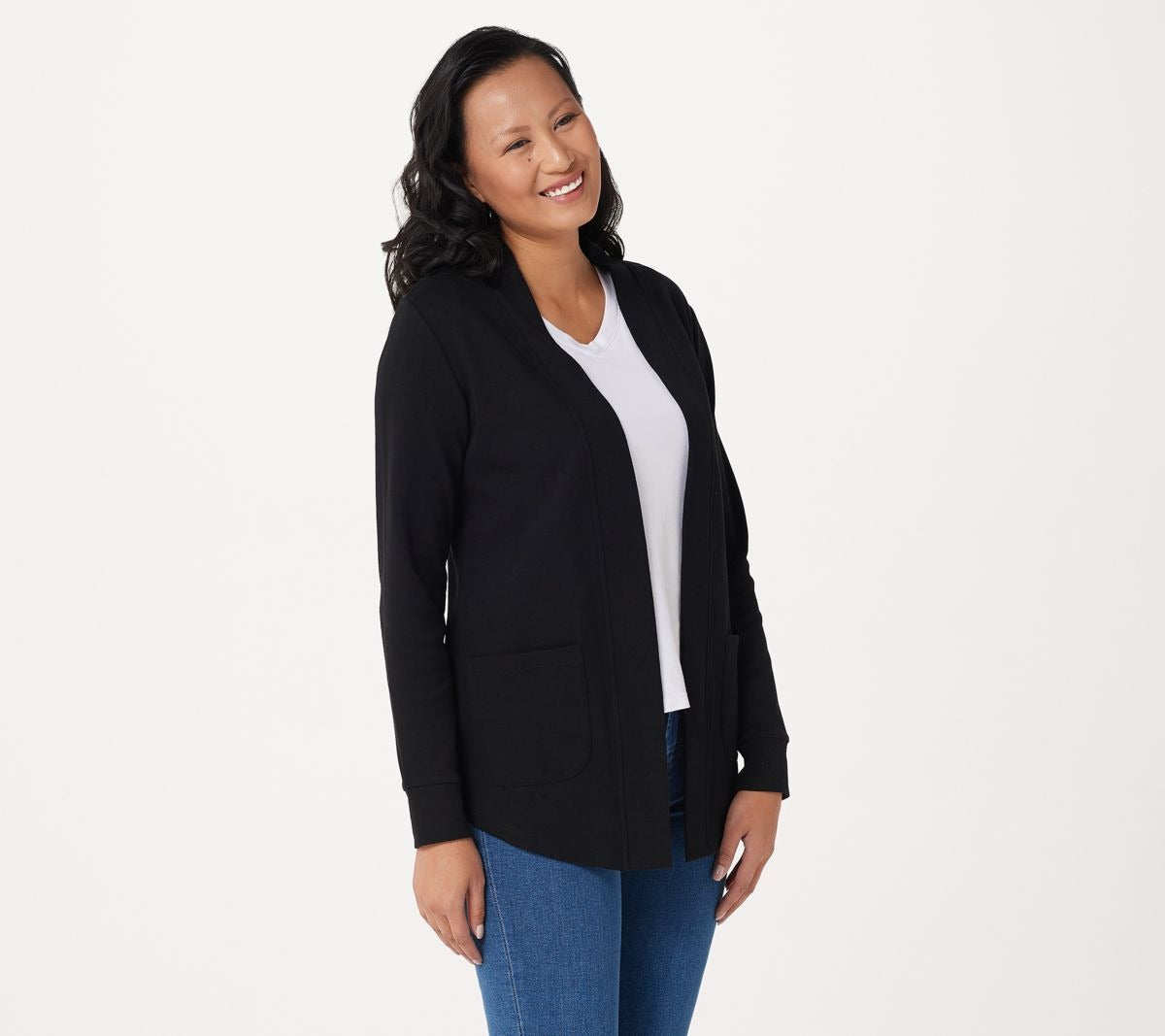 Essentials Curved Hem Knit