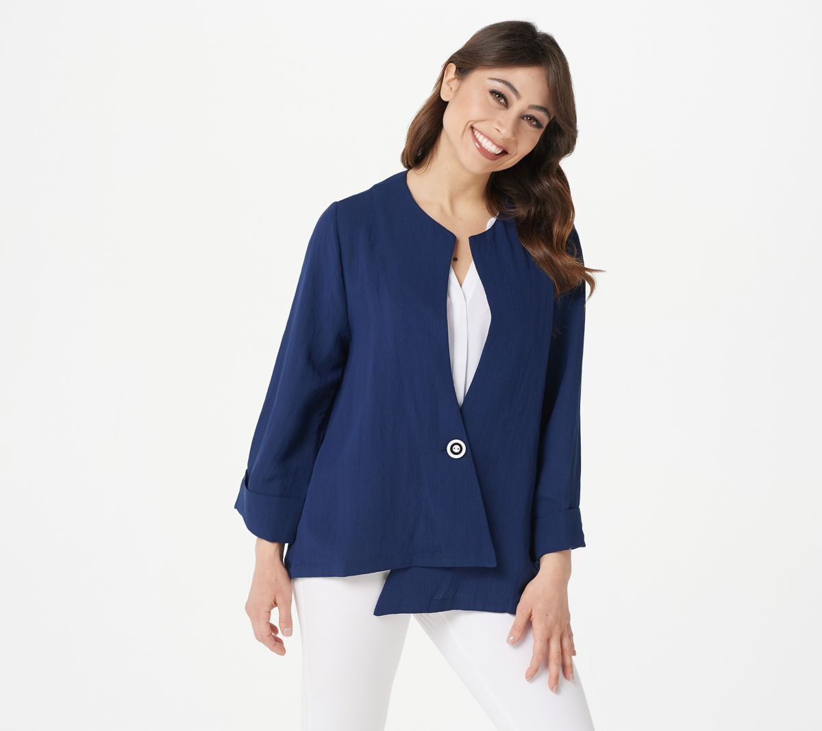 Truth Style Woven A-Line Jacket