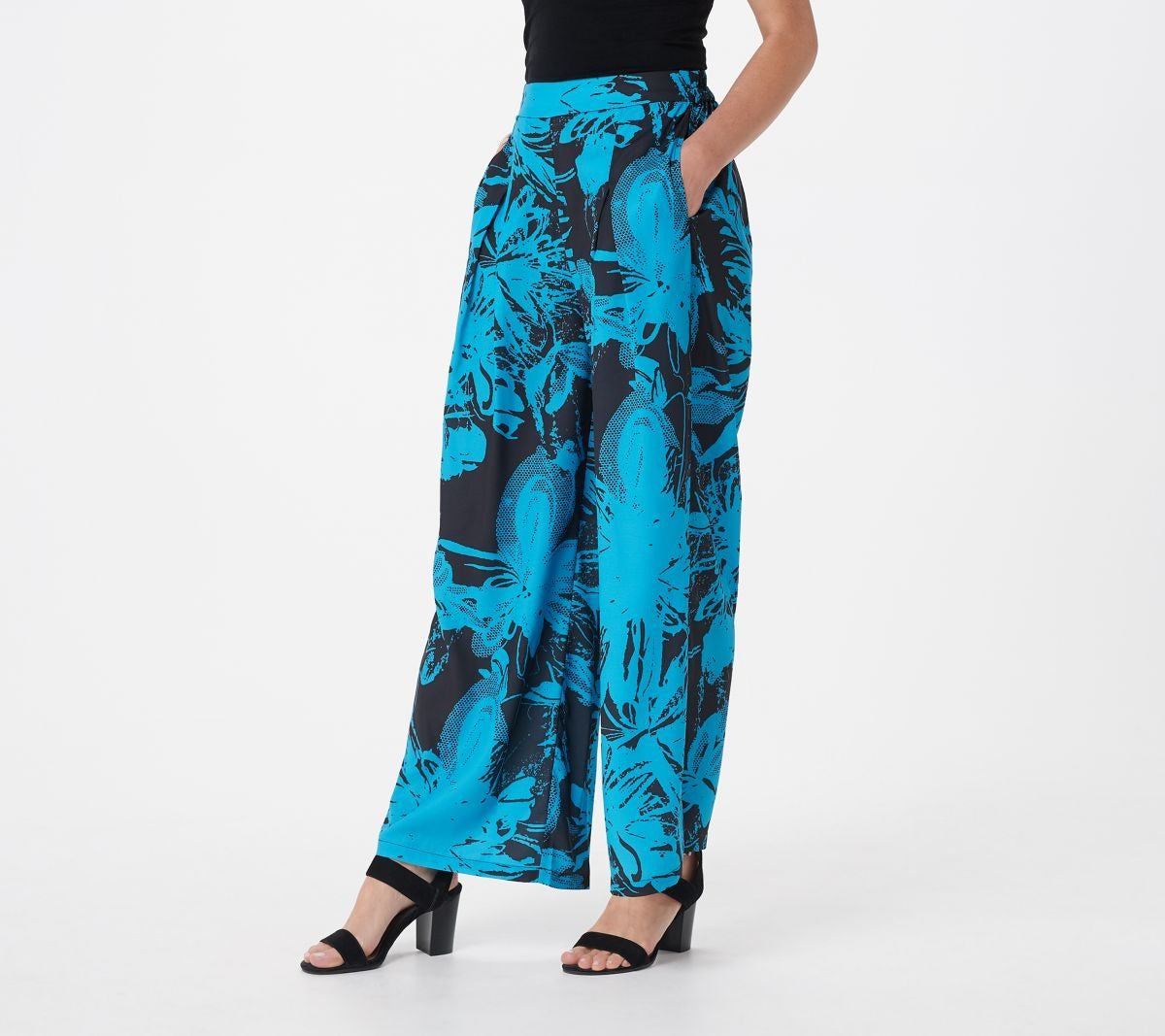 Printed Crepe Pull-On