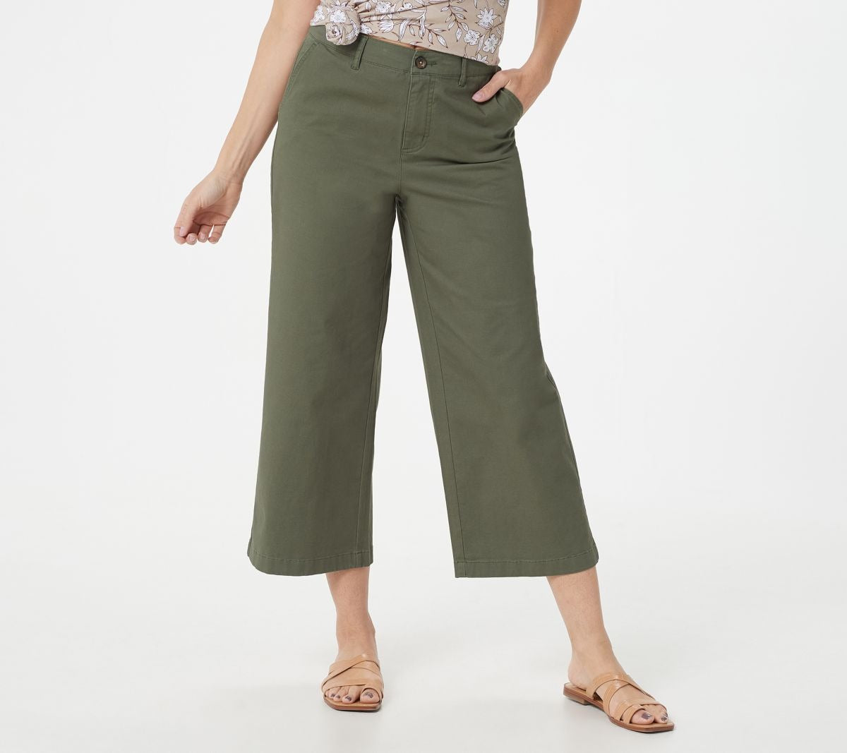 Easywear Twill Wide-Leg